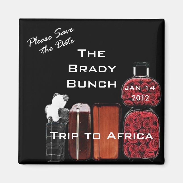 Aimant voyage en famille (Devant)