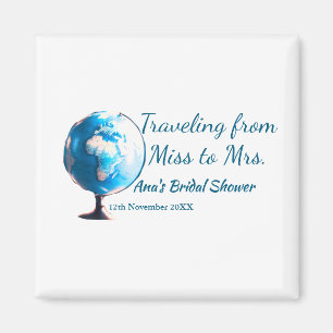 Aimant Voyage enterrement de vie de jeune fille ajouter n