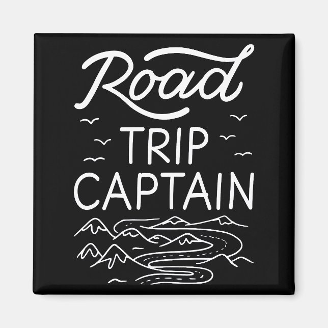 Aimant Voyage sur route Capitaine I (Devant)