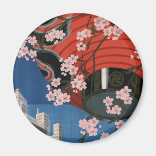 Aimant Voyage vintage à Tokyo