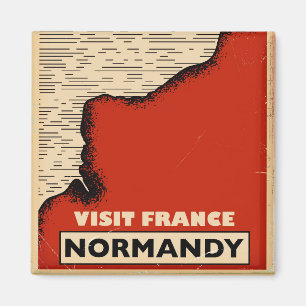 Aimant Voyage Vintage En Normandie