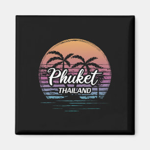 Aimant Voyage vintage en Thaïlande Asie plage thaïlandais