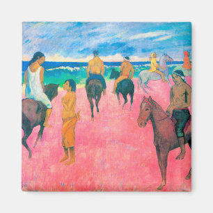 Aimant Voyageurs sur la plage, Gauguin
