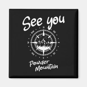 Aimant Voyez-Vous Dans Powder Mountain Usa Vacances Ski C