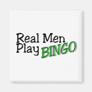 Aimant Vrai bingo-test 3 de jeu d'hommes