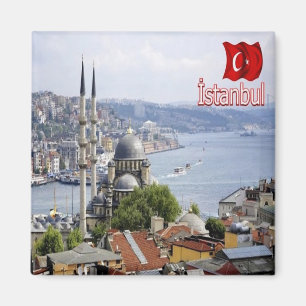 Aimant vTR020 ISTANBUL panorama, Turkey, Europe, Fridge