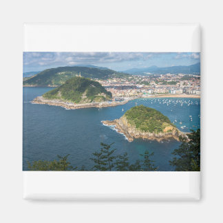 Aimant Vue aérienne de San Sebastian et Santa Clara