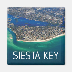 Aimant Vue aérienne de Siesta Key Florida Island