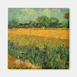 Aimant Vue d'Arles avec Irises par Vincent van Gogh