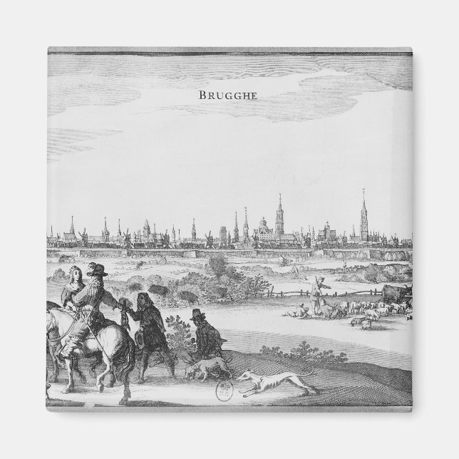 Aimant Vue de Bruges (Devant)