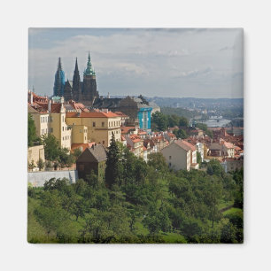 Aimant Vue de la cathédrale Saint-Guy, Prague, République