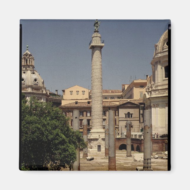 Aimant Vue de la colonne de Trajan, 113 AD (Devant)