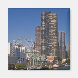 Aimant Vue de la Marine Pier de Chicago