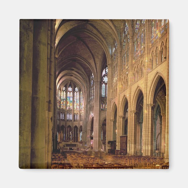 Aimant Vue de la nef regardant vers l'est (photo) (Devant)