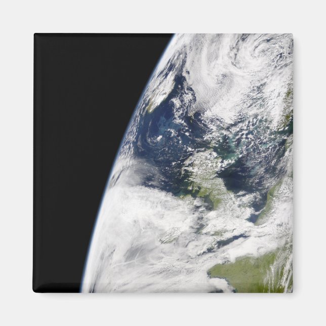 Aimant Vue de la Terre depuis l'espace (Devant)