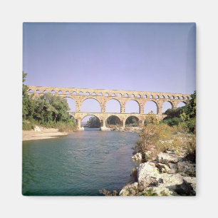 Aimant Vue de l'aqueduc, construit c.19 av.