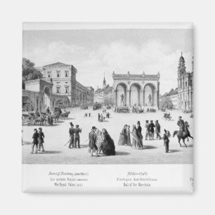 Aimant Vue de Munich, 1869