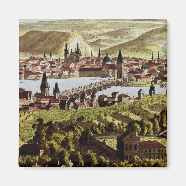 Aimant Vue de Prague (Devant)