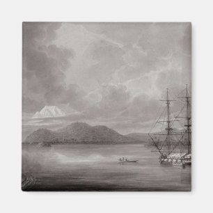 Aimant Vue de Rio De Manille (lithographie)