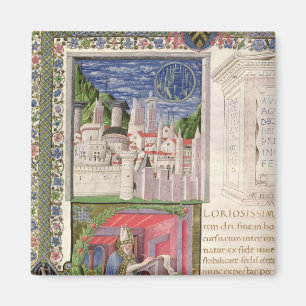 Aimant Vue de Rome comme la Cité de Dieu