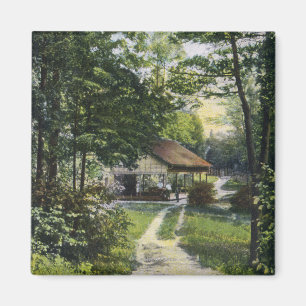 Aimant Vue de vert de violoneurs