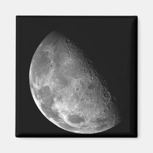 Aimant Vue du pôle nord de la Lune