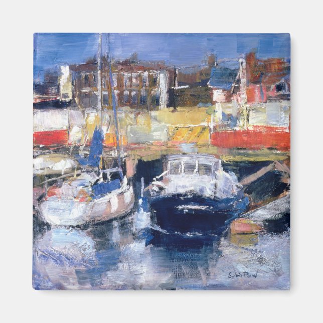 Aimant Vue du port de Lowestoft (Devant)