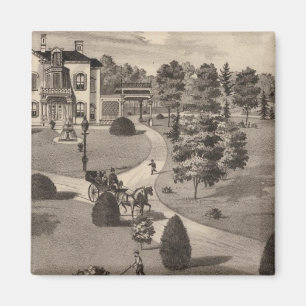 Aimant Vue du Vermont de Brattleboro