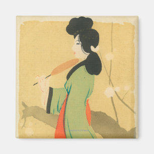 Aimant Vue d'une Japonaise à ParisParis, France