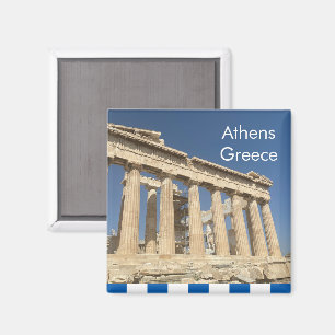 Aimant Vue extérieure des ruines antiques d'Athènes