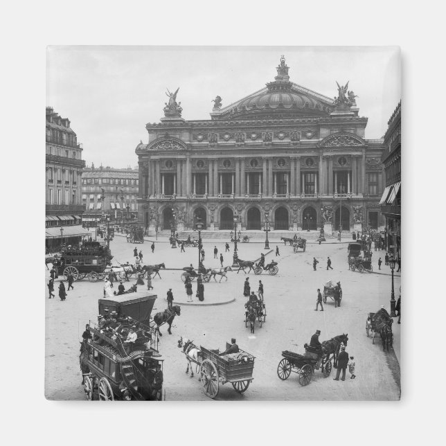 Aimant Vue générale de l'Opéra de Paris (Devant)