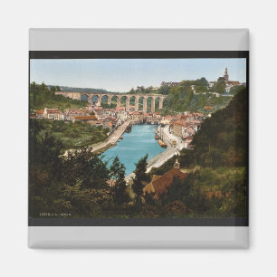 Aimant Vue générale, Dinan, cru Photochrom de la France