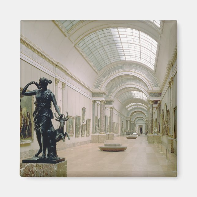 Aimant Vue intérieure sur la Grande Galerie (Devant)