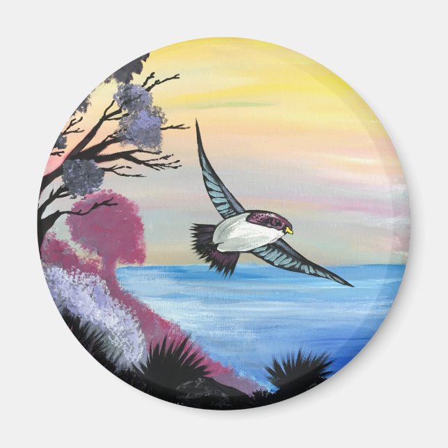 Aimant Vue Oiseaux (Devant)