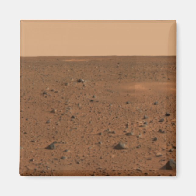 Aimant Vue panoramique à 360 degrés sur Mars (Devant)