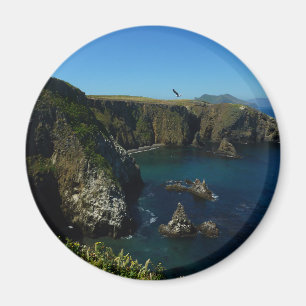 Aimant Vue panoramique de l'île d'Anacapa aux îles du dét