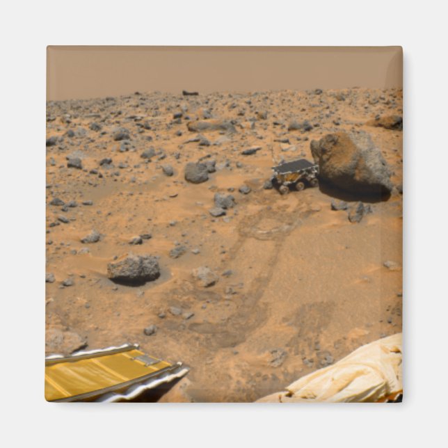 Aimant Vue panoramique de Mars 5 (Devant)