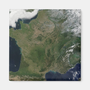 Aimant Vue satellite de la France