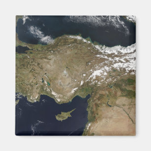 Aimant Vue satellite de la Turquie