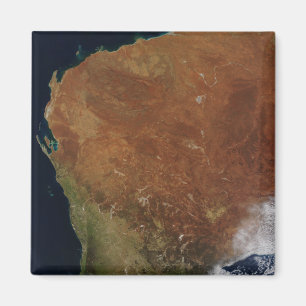 Aimant Vue satellite de l'Australie occidentale
