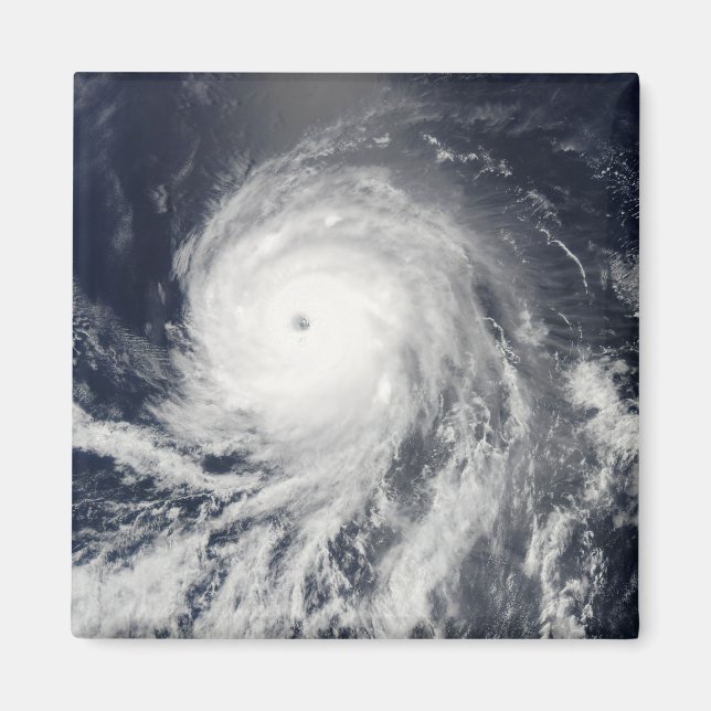 Aimant Vue satellite de l'ouragan Celia (Devant)