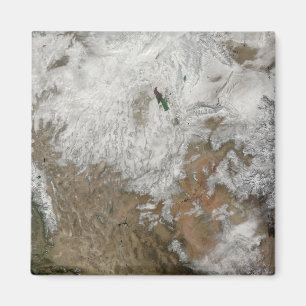 Aimant Vue satellite des Etats-Unis occidentaux