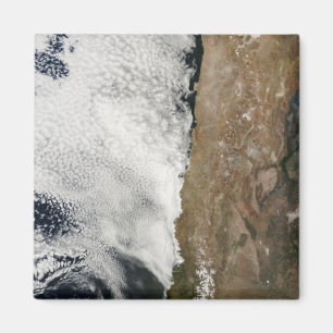 Aimant Vue satellite des montagnes des Andes