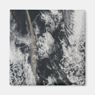 Aimant Vue satellite d'une plume de cendre