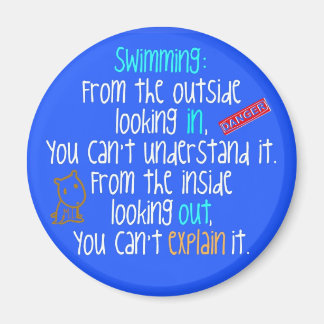 Aimant Vue sur la piscine