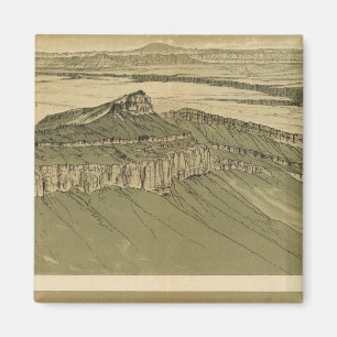 Aimant Vue sur la Plate-forme du Canyon de Marble