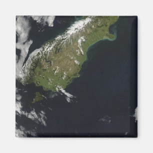 Aimant Vue sur la plus grande partie de l'île sud de Nouv