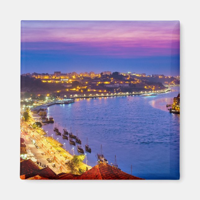 Aimant Vue sur le fleuve Douro (Devant)