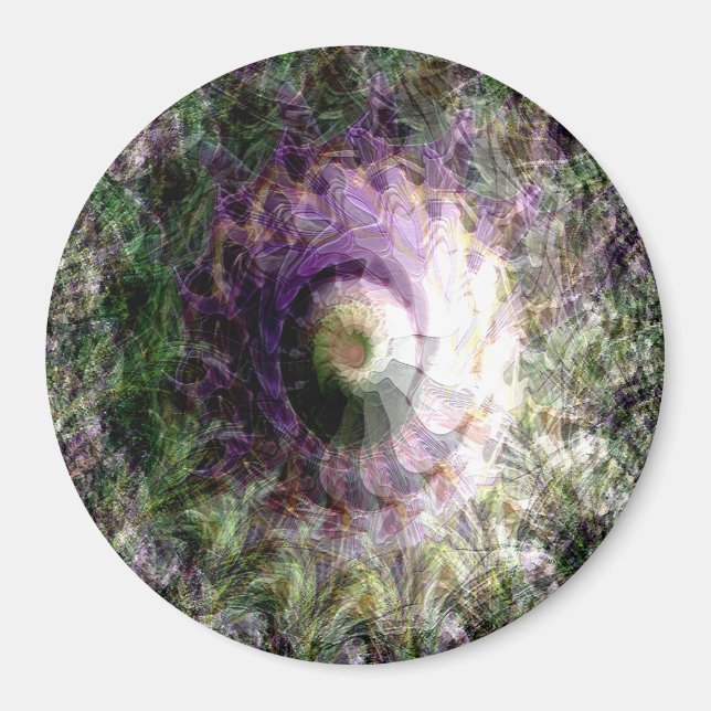 Aimant Vue sur le volcan...... (Devant)