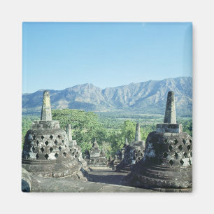 Aimant Vue sur les trois terrasses circulaires